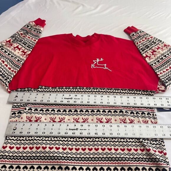 NWT Spirit Jersey Merry Christmas Long Sleeve Shirt Size Small New - Picture 5 of 8